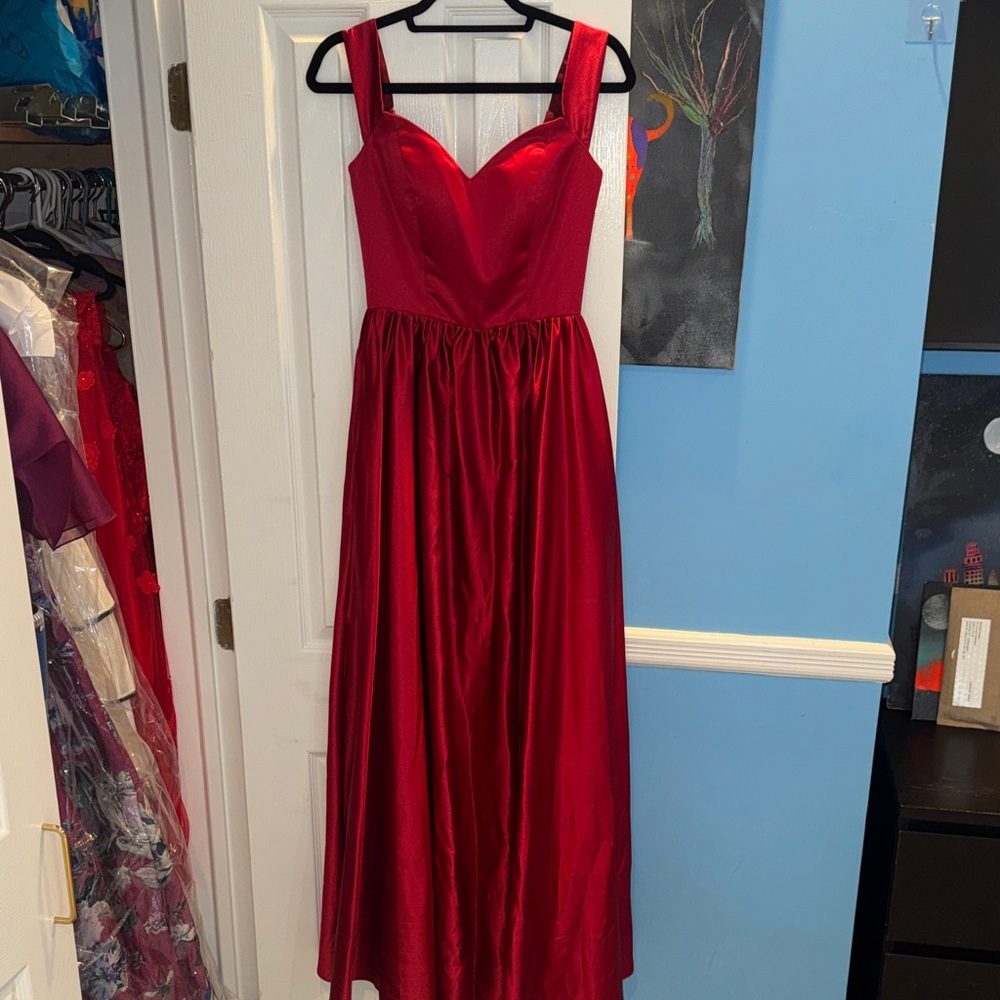 Never worn Elegant Red Evening Dress